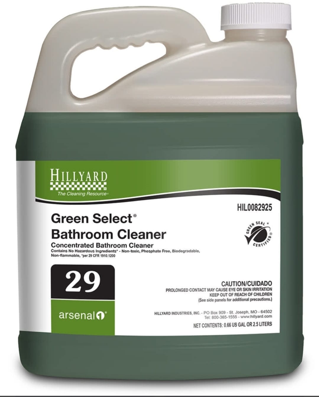 Hillyard Green Select Bathroom Cleaner